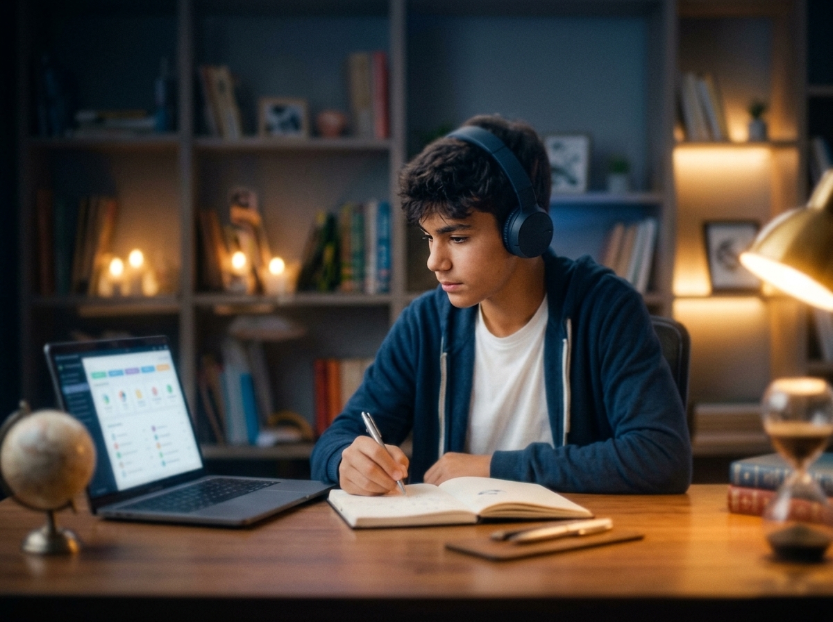 Professional online tutoring meeting